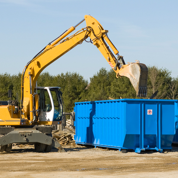 what size residential dumpster rentals are available in Scioto OH